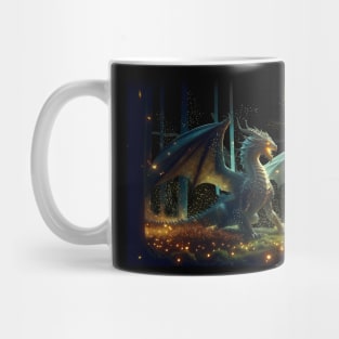 Dragon Mythological Dragon Lovers Forest Mug